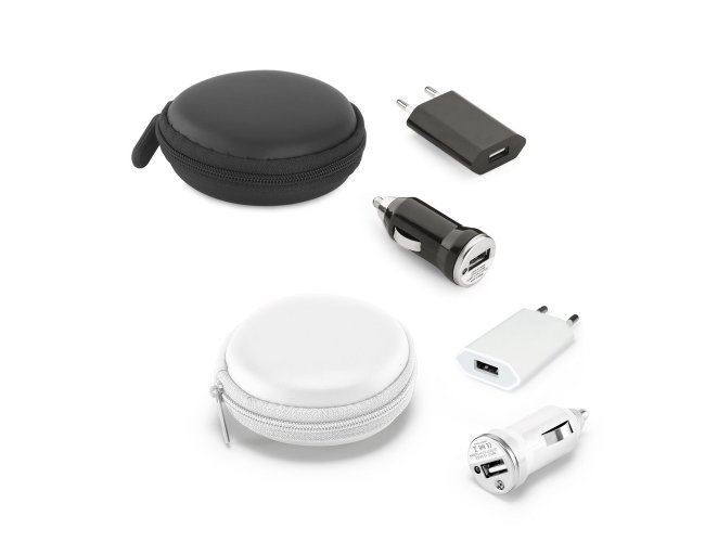 Kit de adaptadores USB em ABS 57312-004