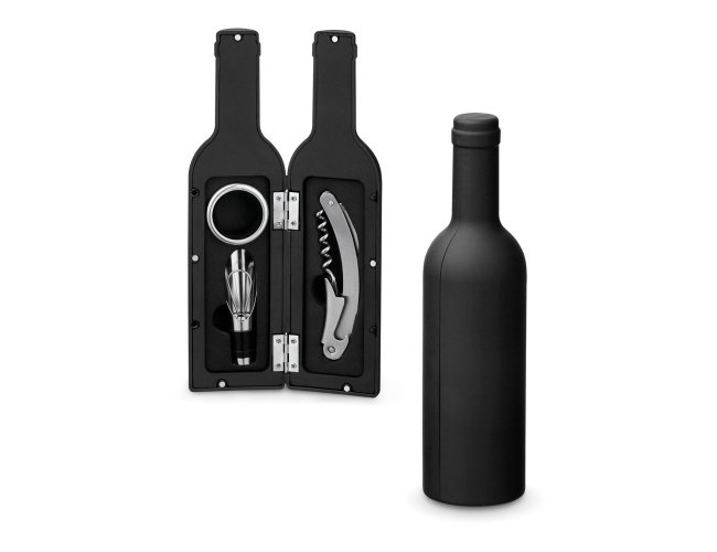 Conjunto para vinho em metal 94197-004