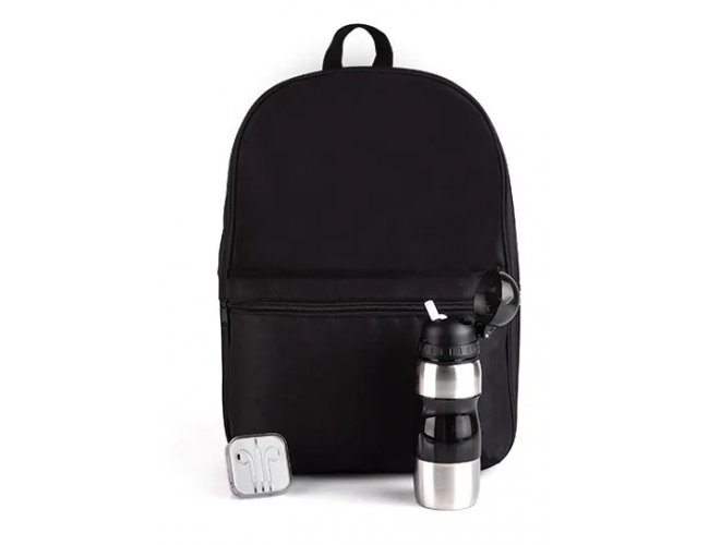 Kit Mochila, Squeeze E Fone - 3 Ps KT-9049D