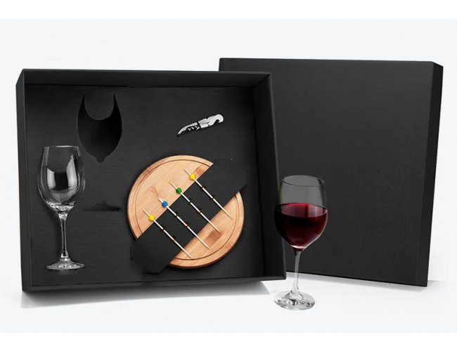 Kit Queijo E Vinho - 9 Ps - Com Abridor KT-90036