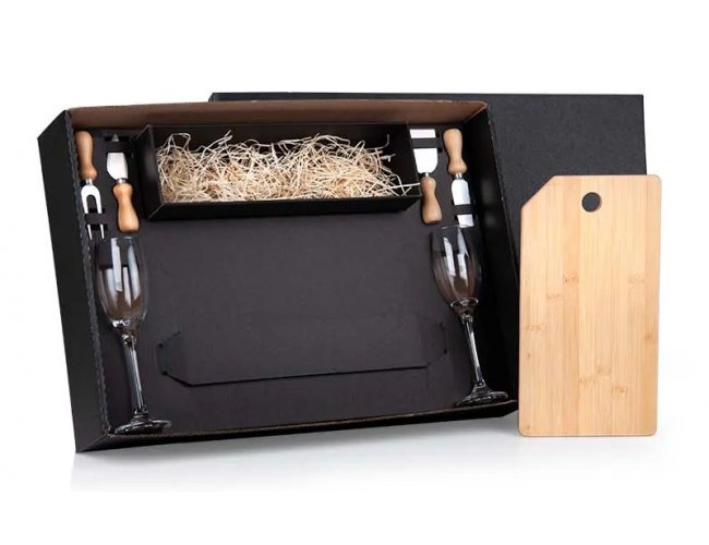 Kit Queijo E Champagne - 7 Ps KT-90197