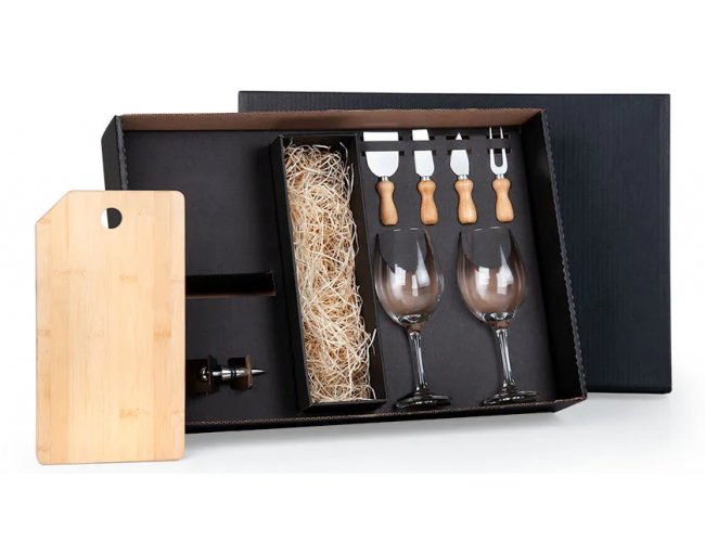 Kit Para Queijo E Vinho - 8 Ps KT-90198