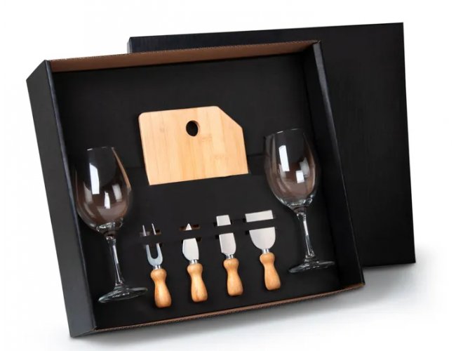 Kit Queijo E Vinho - 7 Ps KT-9032Q