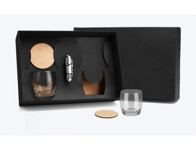 Kit Whisky Com Canivete - 5 Ps KT-90083