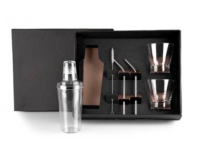 Kit Para Drinks Com Coqueteleira - 6 Ps KT-90172