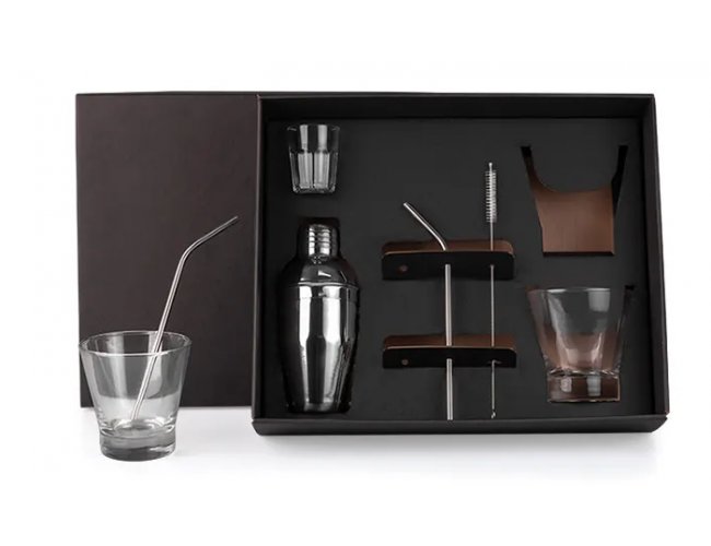 Kit Para Drinks Com Coqueteleira - 7 Ps KT-9035G