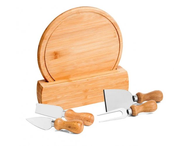 Kit Para Queijo Em Bambu Crdoba - 6 Ps PD-15143