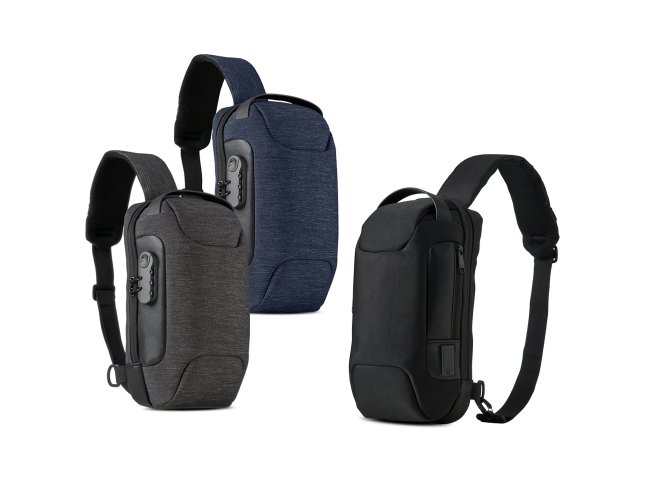 Mochila de Ombro USB Anti-Furto 04058-001