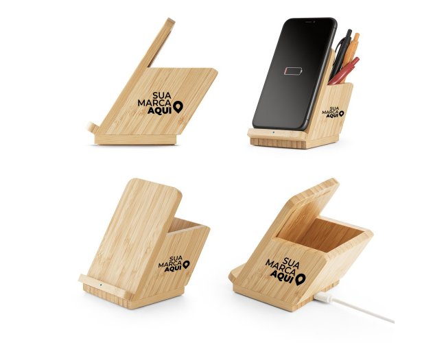 Carregador wireless em bambu 57940-004