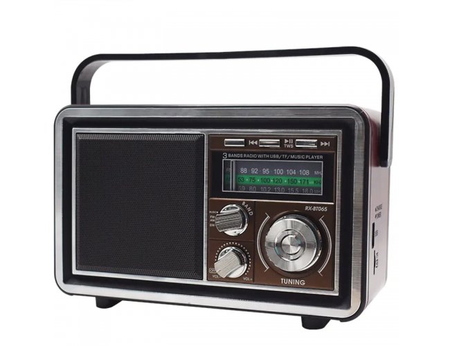 Caixa de Som Radio Retro Porttil Bluetooth 57637