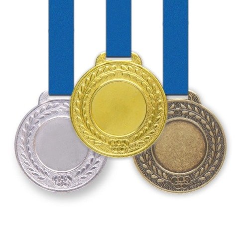 Medalha em metal redonda MMR-007